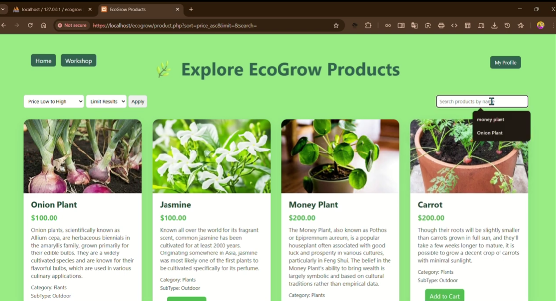 EcoGrow Nursery Management System