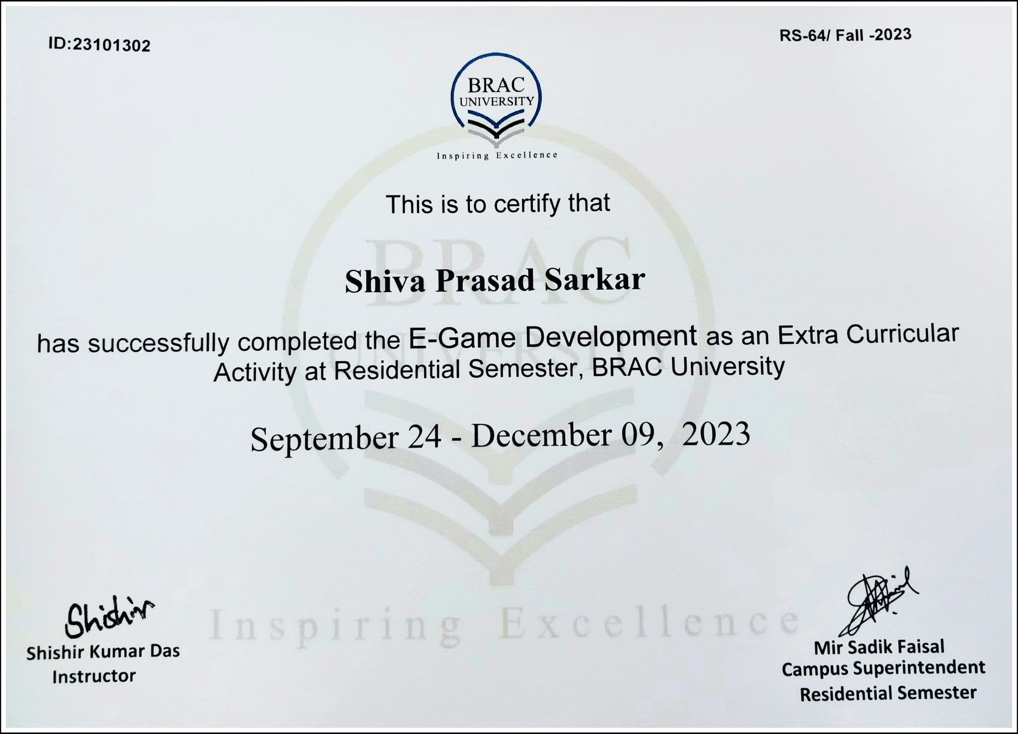 Certificate 2
